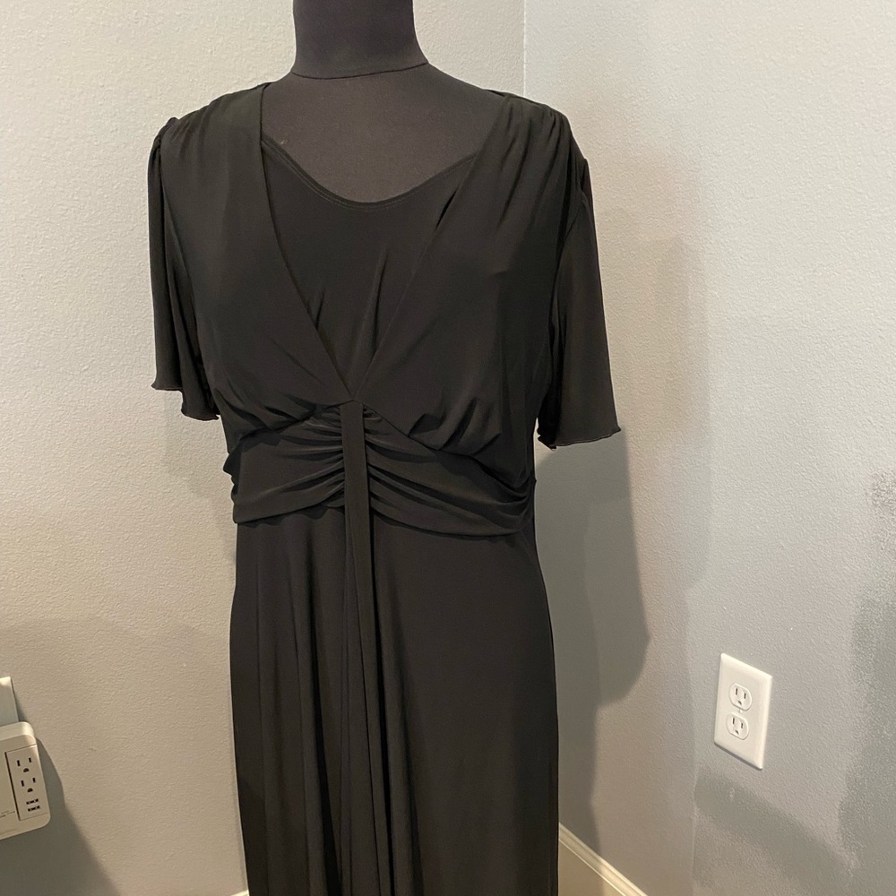 Lane Bryant Black Wrap Dress - NWT